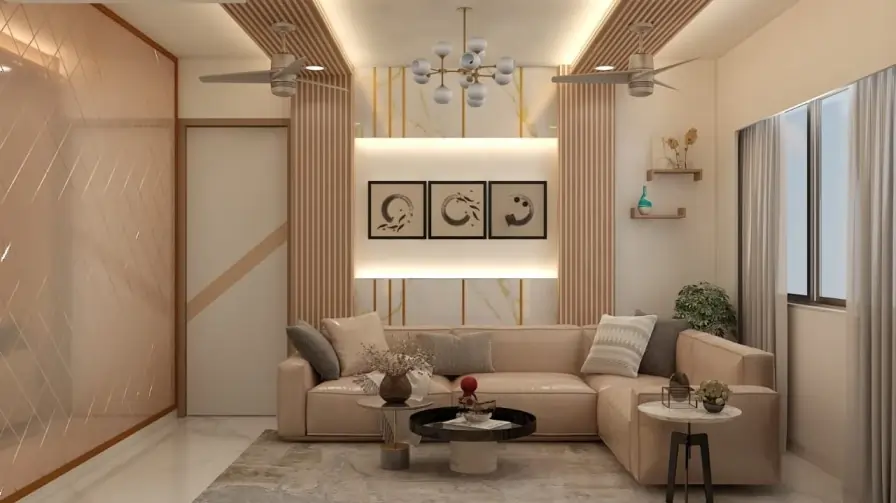 Living Room 3D Design